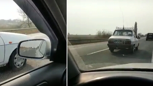 Un șofer de VW a rămas fără cuvinte! Cu ce viteză l-a depășit o Dacie 1310! A filmat kilometrajul: "Nu m-am putut abține"