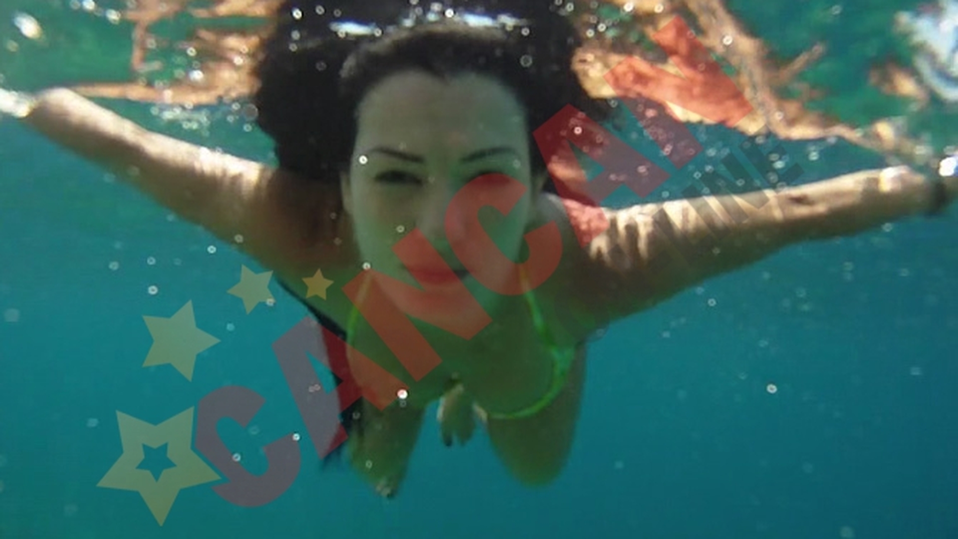 Silvia De la Vegas a fost filmata in timpul unei sarituri de la 10 metri