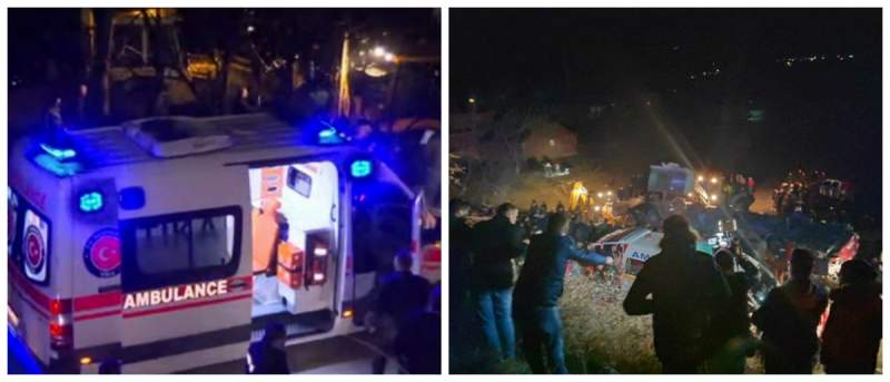 Un autocar s-a răsturnat pe autostradă. 13 morți, iar numărul victimelor poate crește | FOTO
