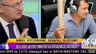 Generalul Virgil Vochina, despre accidentul lui Serban Huidu: Se spune ca omul conduce masina asa cum traieste! Lui se pare ca ii place riscul