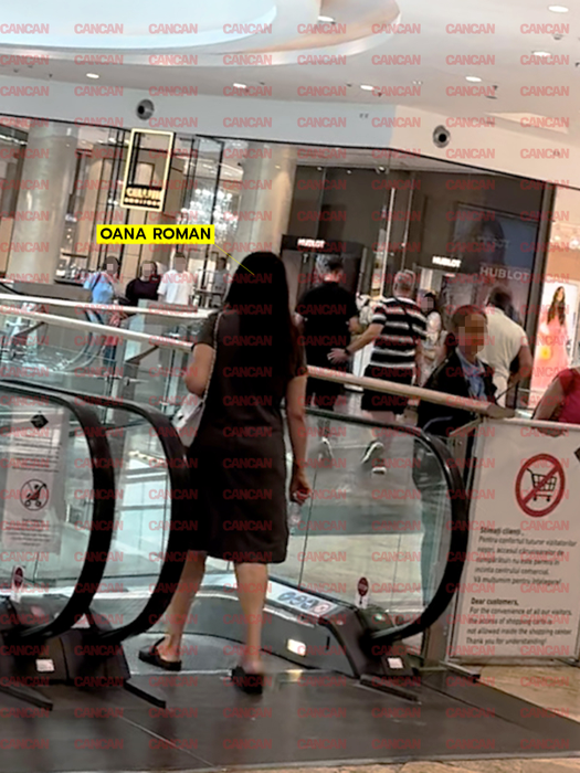 Oana Roman pleacă din Băneasa Mall fără să-și ia nimic