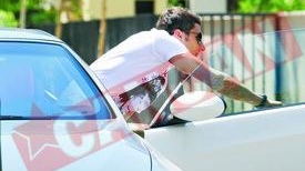 "Nico" s-a relaxat alaturi de prietena sa in Herastrau