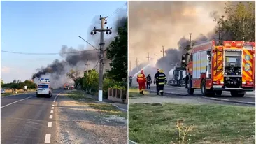 LIVE TEXT | Breaking news! Explozie puternică la o stație de alimentare din Dâmbovița. O persoană decedată, 26 de pompieri răniți, explozii în lanț la stația GPL