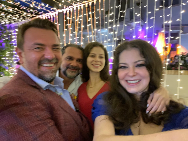 Rita Mureșean și Horia Brenciu s-au întâlnit recent în cadrul unui eveniment/ Foto: Social media