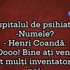 BANCUL ZILEI | Numele? Henri Coandă!