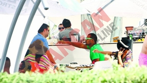 Cabral  s-a distrat cu branula in mana