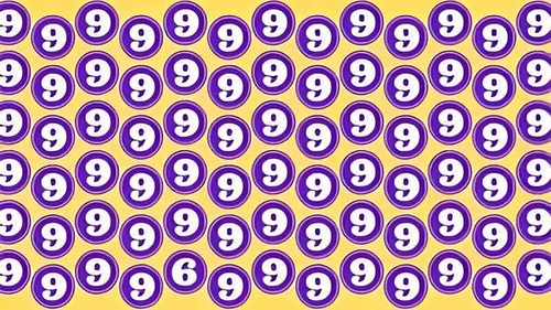 Test de logică | Nu toate cifrele din această imagine sunt 9. Găsiți intrusul!