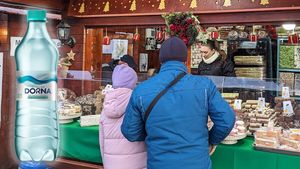 Câți lei a dat o bucureșteancă pentru o sticlă mică de apă plată, la Târgul de Crăciun din București