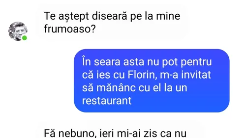 BANC | Te aștept diseară la mine, frumoaso?