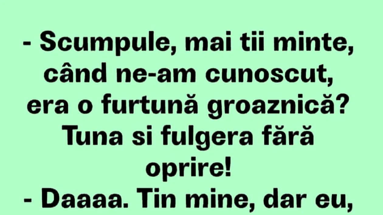 BANC | Furtună cu fulgere și tunete