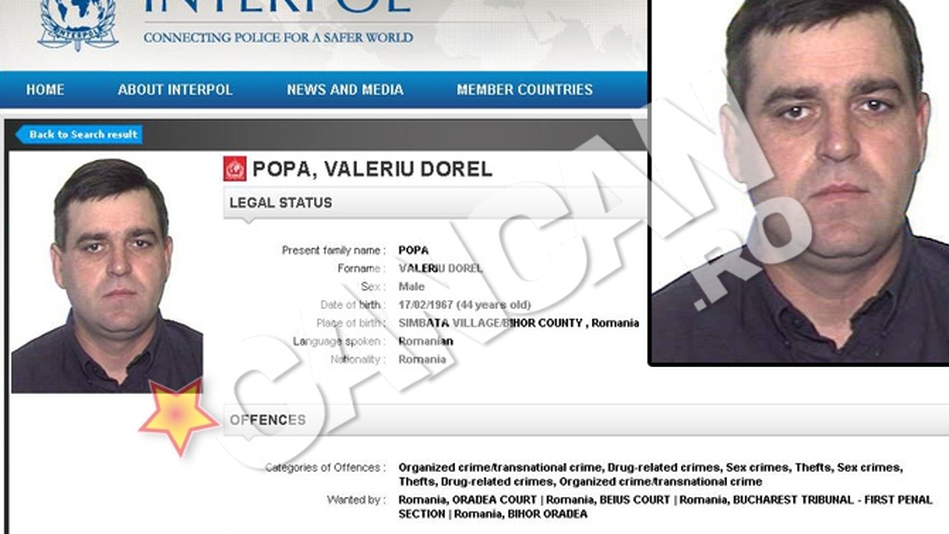 Urmarit prin Interpol, creierul retelei de traficanti pe ruta America de Sud a facut bani sacrificand "pionii". Rupa in puscarie, "Baronul drogurilor" in libertate