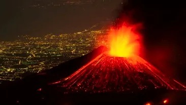 Traficul aerian perturbat, după ce vulcanul Etna a erupt