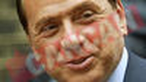 Berlusconi "si-a tras" focuri de artificii timp de 25 de minute