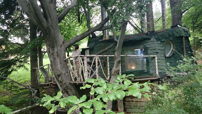 Salutul de dimineaţă către pădure