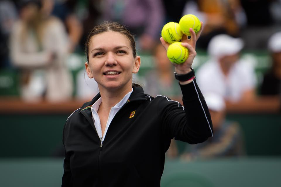 Ce a postat Simona Halep pe Facebook la ora 06.55 dimineața, după ce a învins-o pe Kateryna Kozlova și s-a calificat în optimi la Indian Wells