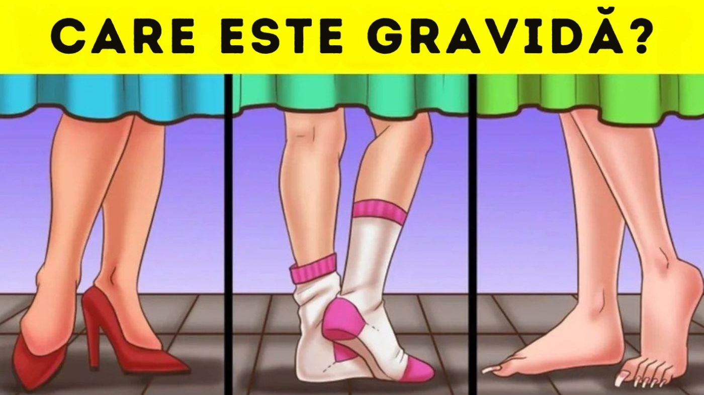 Test de inteligență | Care este femeia gravidă din imagine? Geniile ghicesc în doar 5 secunde!