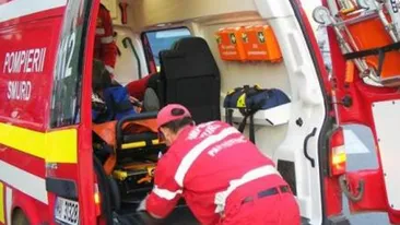 Acccident in Buzau! Un autocar cu 33 de persoane, care se indrepta spre Bucuresti, a derapat!