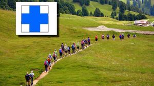 Tu știi ce semnifică acest marcaj în formă de cruce cu brațe egale? Este prezent în multe zone turistice din România