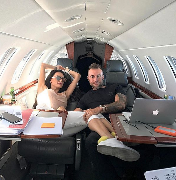 Andreea Sasu şi Philipp Plein