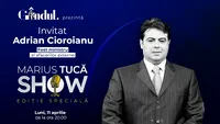 Marius Tucă Show începe luni, 11 aprilie, de la ora 20.00, live pe gandul.ro cu o nouă ediție specială