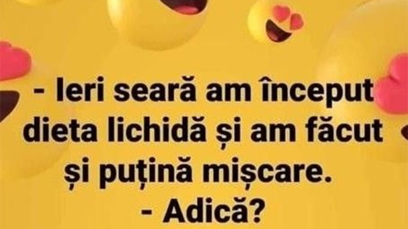 BANCUL ZILEI | Dieta lichidă