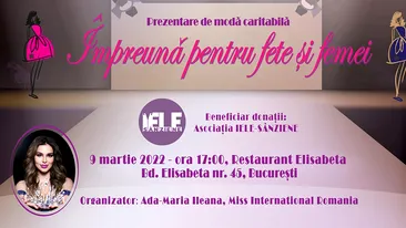 Miss International România, Ada-Maria Ileana, organizează evenimentul ”Împreună pentru fete și femei”