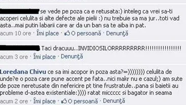 Loredana Chivu, suparata de comentariile de pe internet: Am sute de poze neretusate din nefericire pentru tine frustratule! Ratat mic si bagator in seama