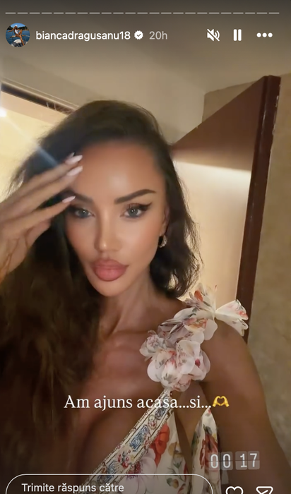 Bianca Drăgușanu, răsfățată cu buchete uriașe de trandafiri după despărțirea de Gabi Bădălău. Ce scria în bilețelul misterios