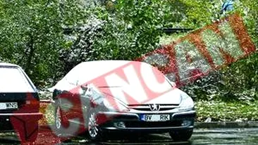 Cristian Cioaca isi ascunde masina