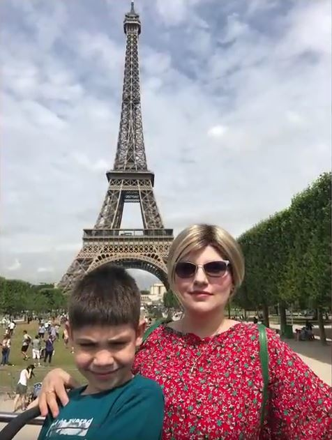 Familia lui Ionuţ Anghel în Paris