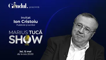 Marius Tucă Show începe joi, 12 mai, de la ora 20.00, live pe gandul.ro