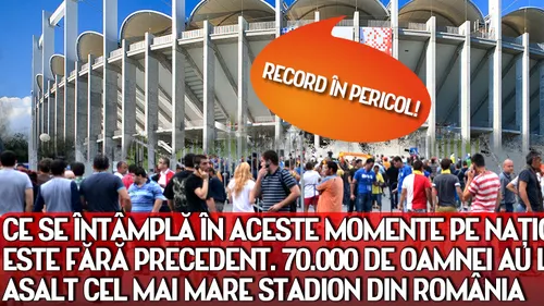 Eveniment fara precedent pe National Arena! 70.000 de oameni, alaturi de Victor Ponta in cursa pentru Cotroceni
