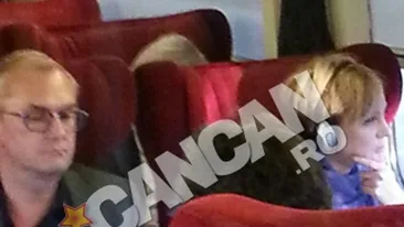 Celebra cantareata Patricia Kaas a mers cu trenul alaturi de un roman! Deprimata, ea si-a ros unghiile si a ascultat muzica la casti