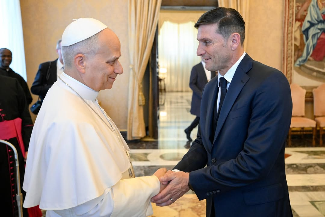 Cristian Chivu, cu echipa la Vatican! Mesajul pe care l-a transmis Papa Leon al XIV‑lea