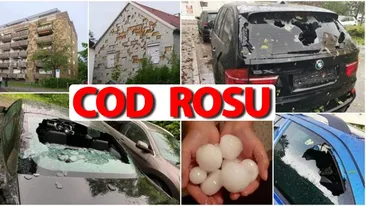 ANM, cod roșu de grindină URIAȘĂ în România! Lumea este sfătuită să se adăpostească