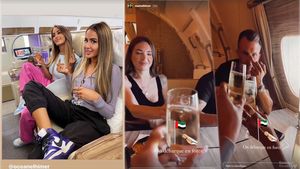 O influenceriță din Franța, gafă uriașă la bordul unui avion! Unul dintre fani a dat-o de gol, iar ea a reacționat foarte urât