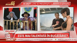 Imaginile care o să te frigă! Daniela i-a gătit lui Guţă în bikini: "Îi fac eu de mâncare, dacă faimoasa lui nevastă nu-i face"