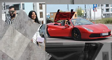 Tzancă Uraganu i-a rupt pe toți cu Ferrari-ul și bruneta din dotare! Cum și-a făcut intrarea manelistul la nunta lui Florin Salam