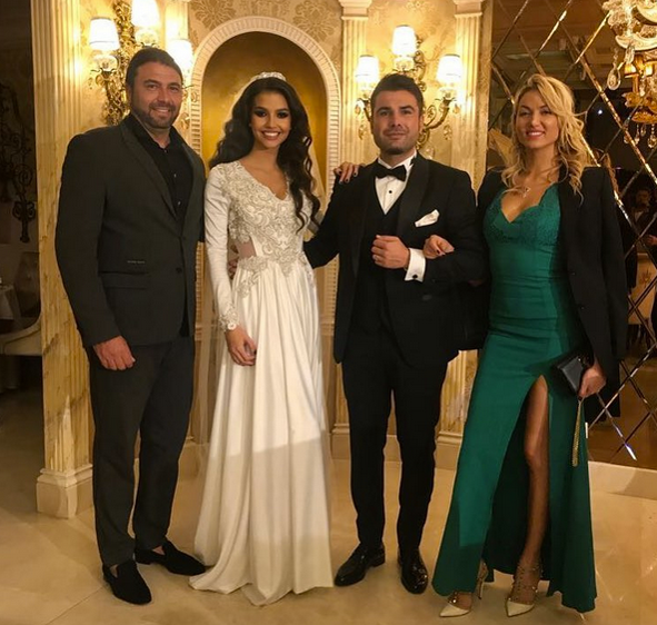 Adrian Mutu şi Sandra Bachici au radiat de fericire