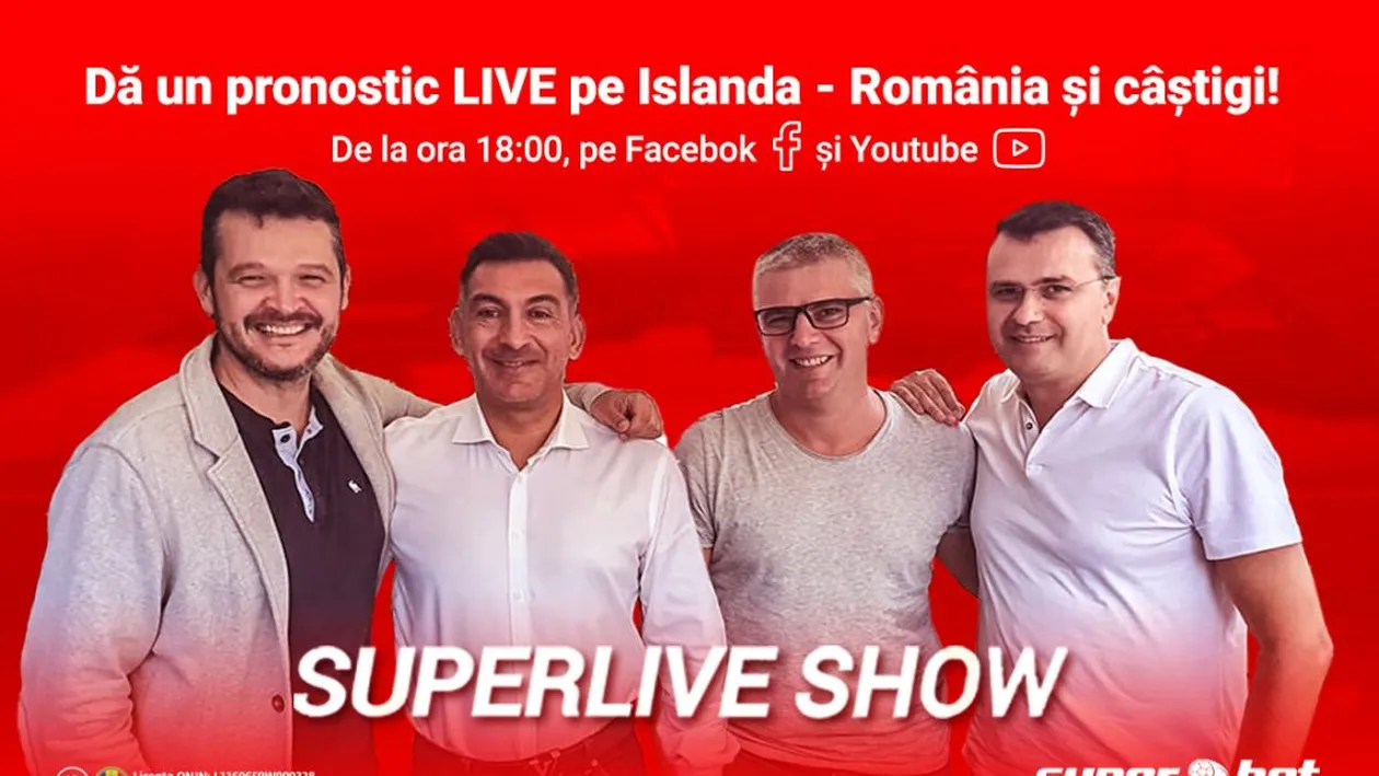 Fă galerie pentru România și urmărește o ediție de colecție a SuperLive Show!