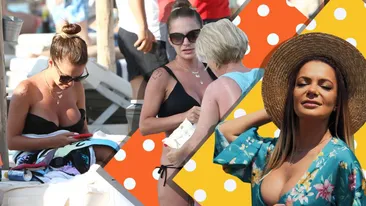 Imagini necenzurate cu Andreea Antonescu pe plaja din Mamaia