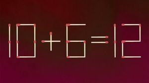 Test IQ cu chibrituri | Corectați 10+6=12, mutând un singur băț!