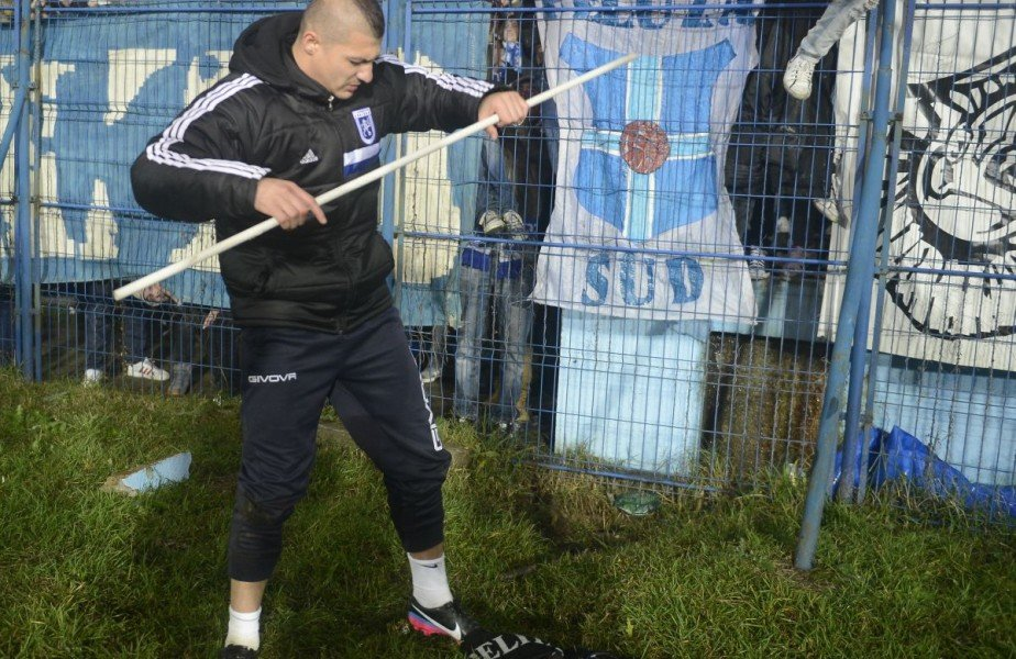 Andrei Preda, într-un moment de euforie