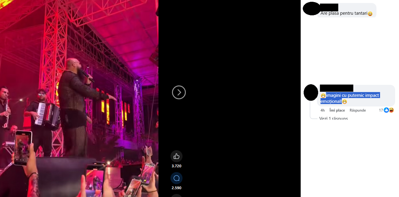 Stupoare totală la concertul lui Dani Mocanu! Ținuta de pe scenă i-a făcut pe toți să scoată telefoanele mobile