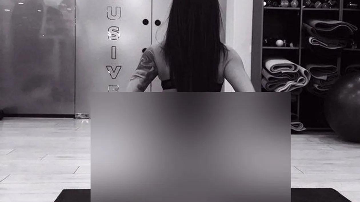 Imagini hot cu Roxana Vancea! Ipostaze incendiare in sala de sport!