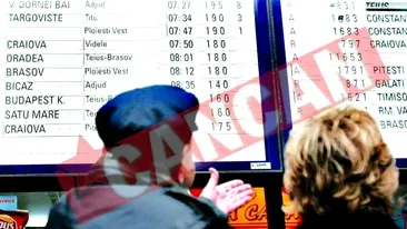 Traficul feroviar, paralizat, ieri, timp de trei ore