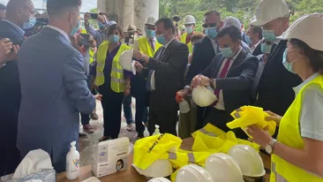 Ludovic Orban a vizitat șantierul de reabilitare a Cazinoului din Constanța. Lucrările de consolidare și restaurare, un proiect de anvergură al CNI