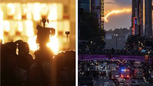 Fenomenul spectaculos care a apărut pe cer! Mii de oameni s-au oprit pe stradă ca să admire