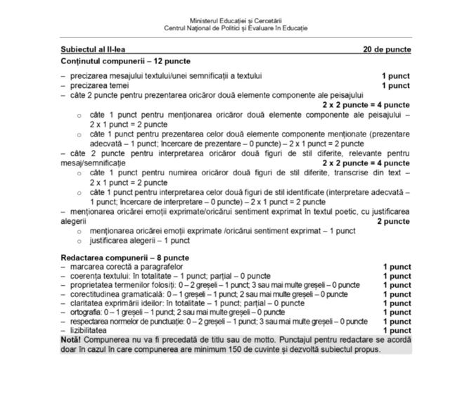 Simulare Evaluare Națională 2025 la Limba Română. Ce subiecte au avut elevii de clasa a VIII-a
