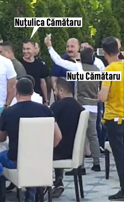 Nuțu la mega-party alături de fiul său